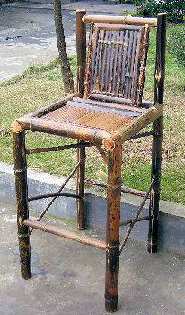 Tahiti Black-Speckled Bar Stool